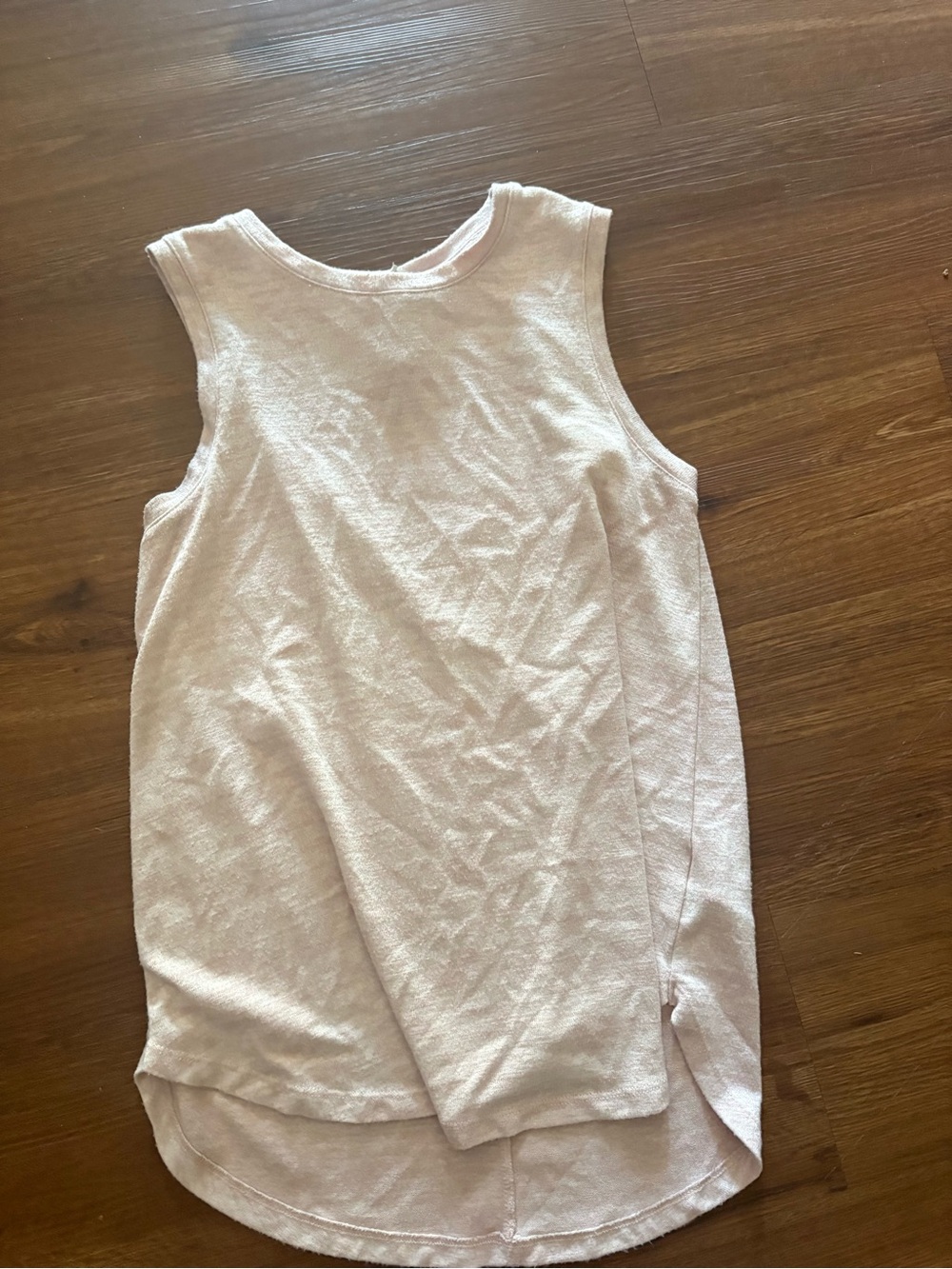 Light Pink Racerback Tank Top - Casual Everyday Layering